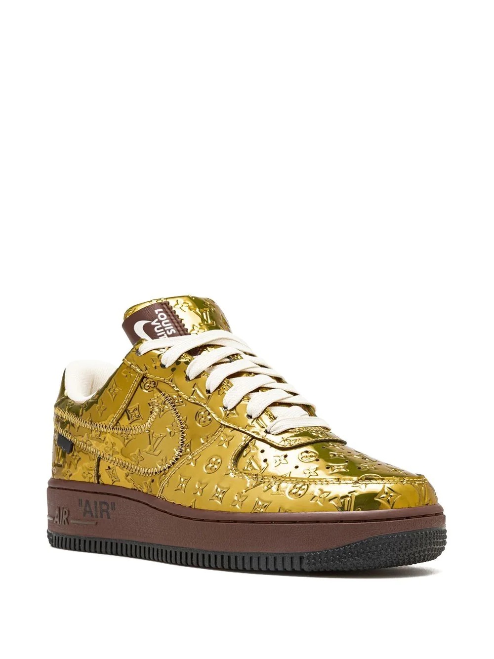 x Louis Vuitton Air Force 1 Low "Virgil Abloh - Metallic Gold" sneakers - 2