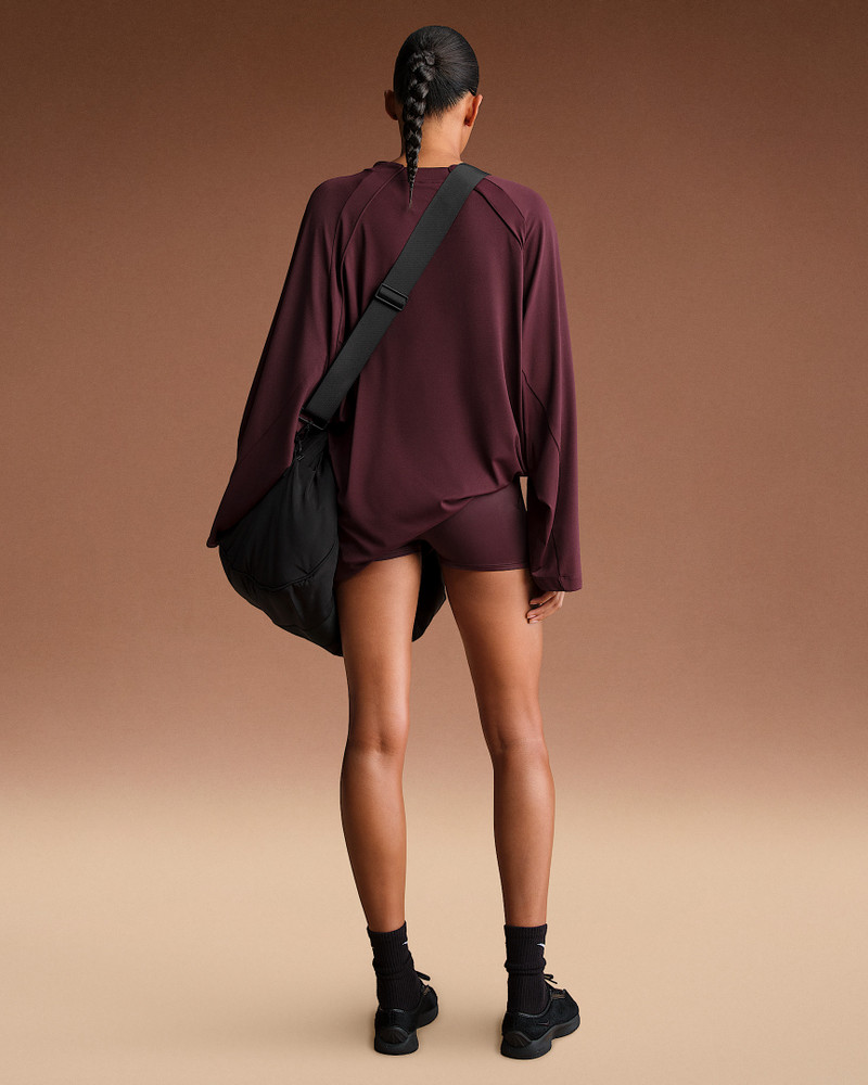 NikeSKIMS Airy Women's Oversized V-Neck Long-Sleeve Top 5