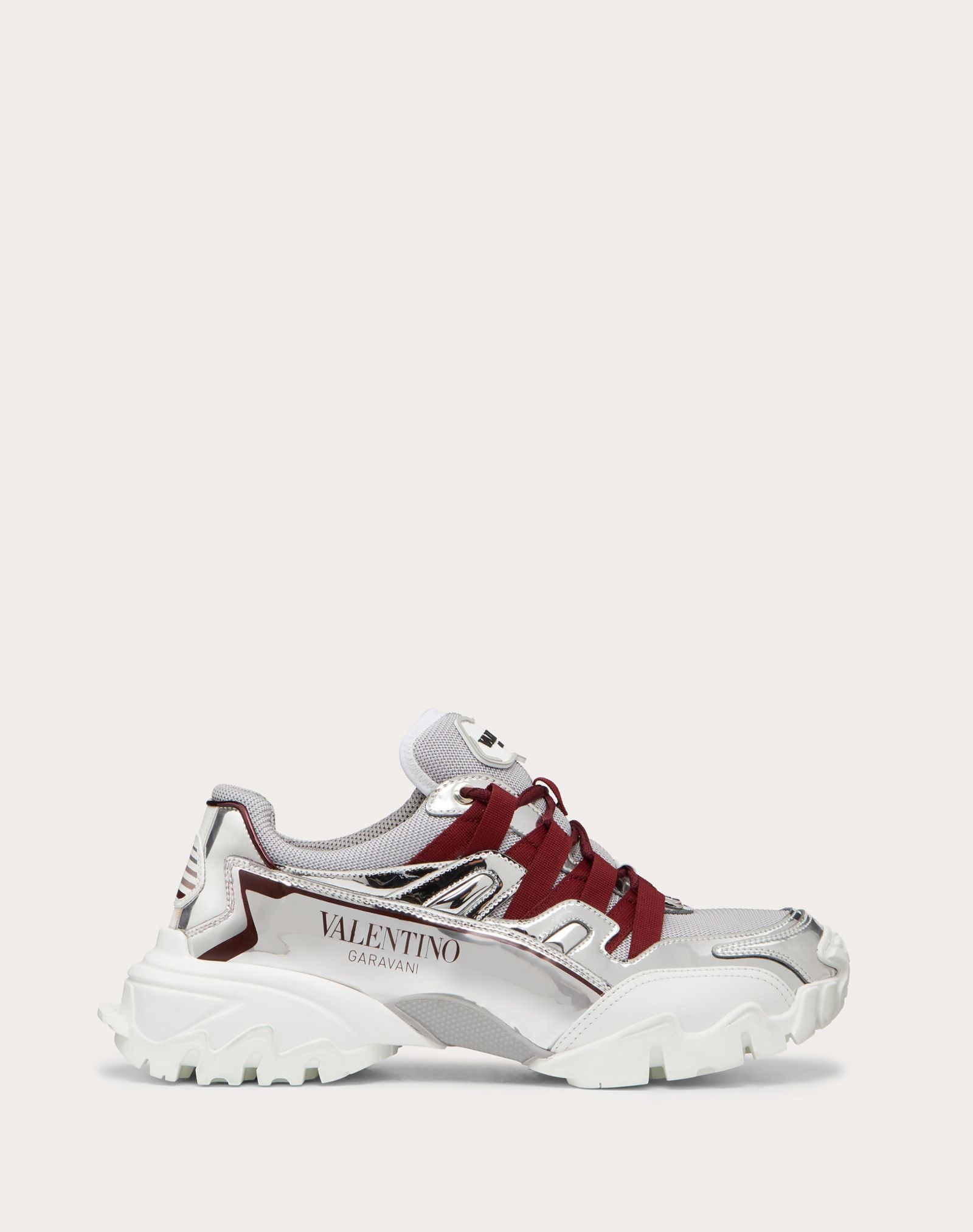 Valentino Garavani CLIMBERS sneaker in fabric and calfskin leather. - 1