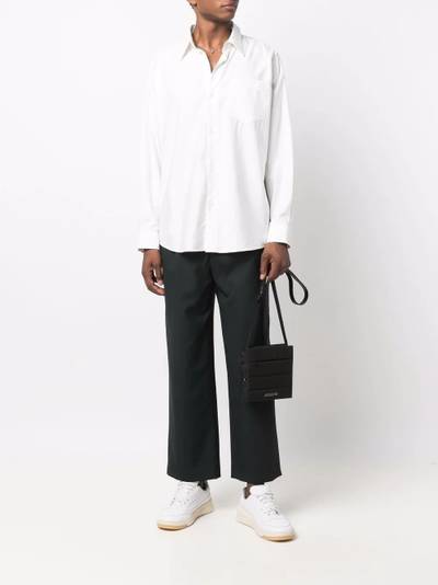 AMI Paris tailored wide-leg trousers outlook