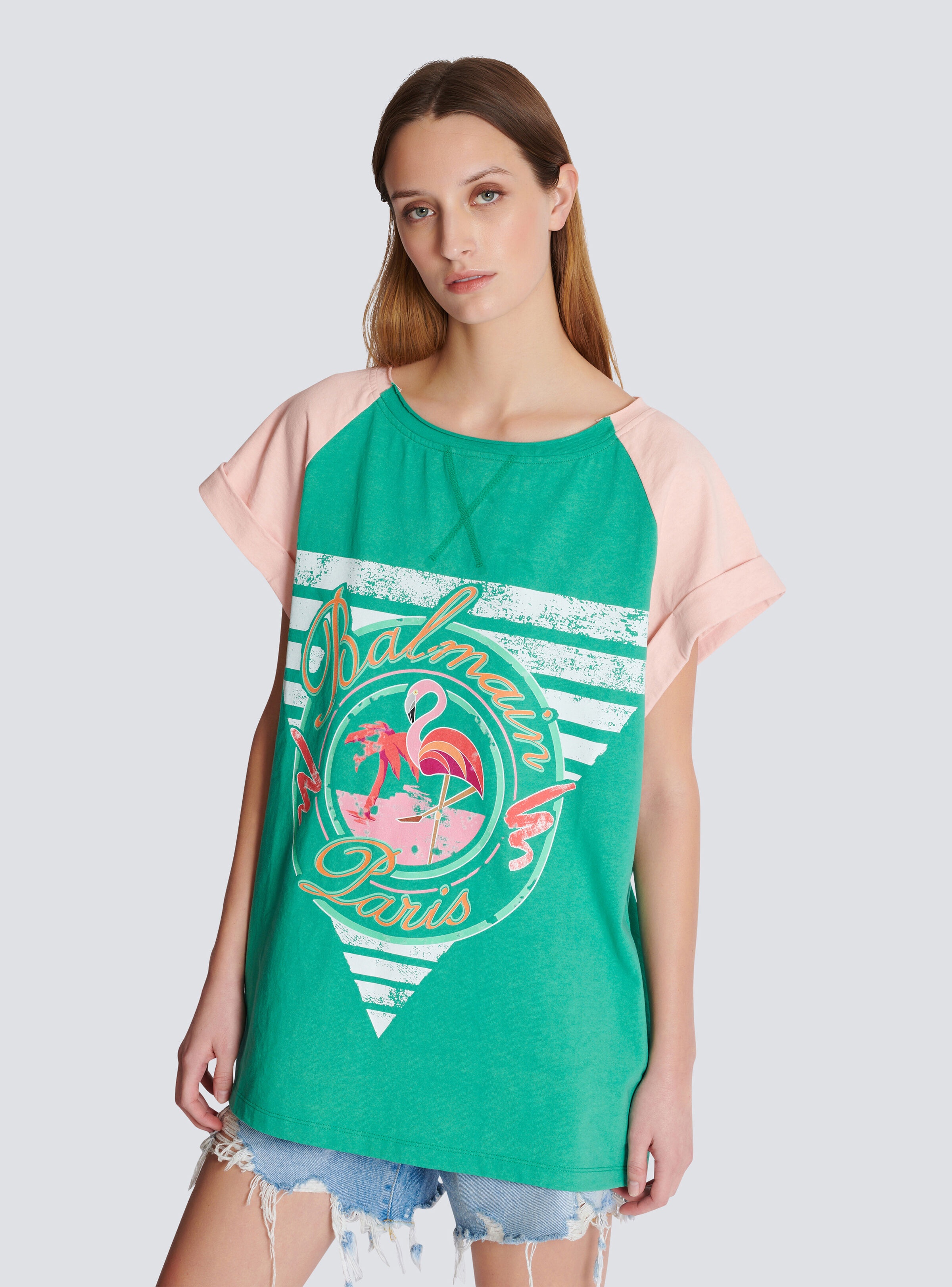 Balmain Flamingo T-shirt - 6