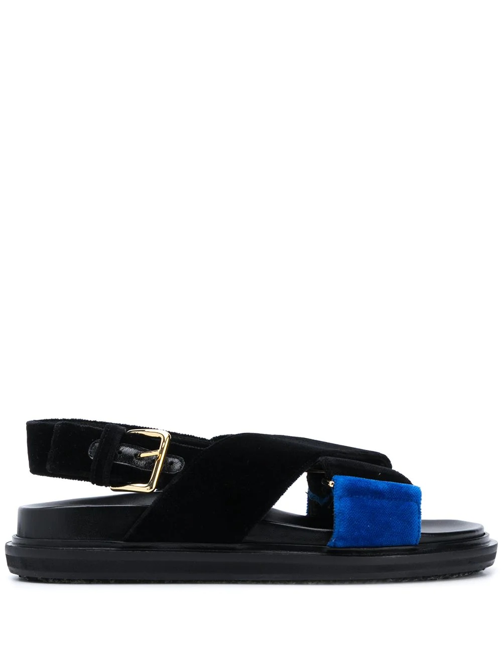 Fussbet velvet-detail sandals - 1