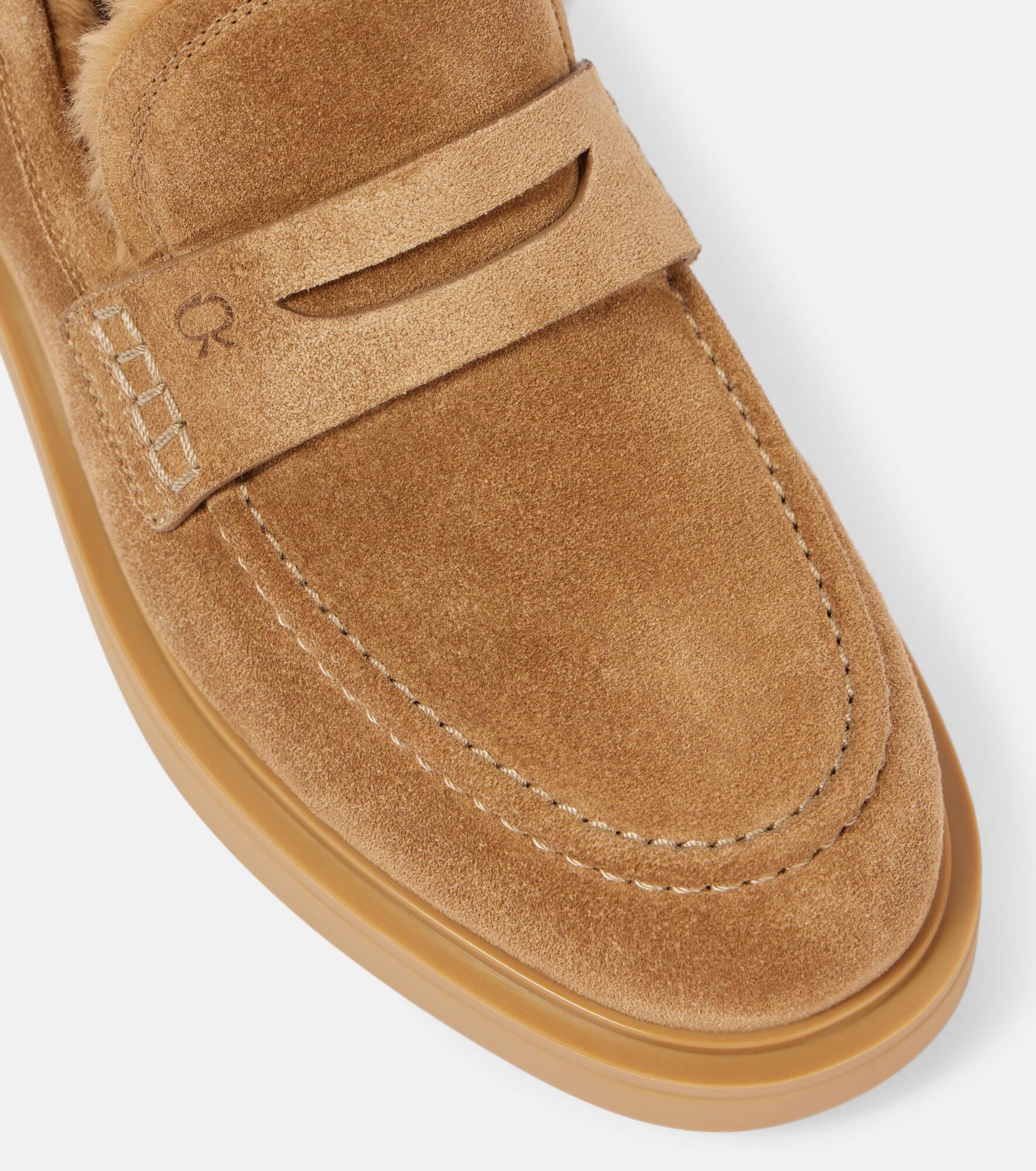 Harris suede penny loafers - 5