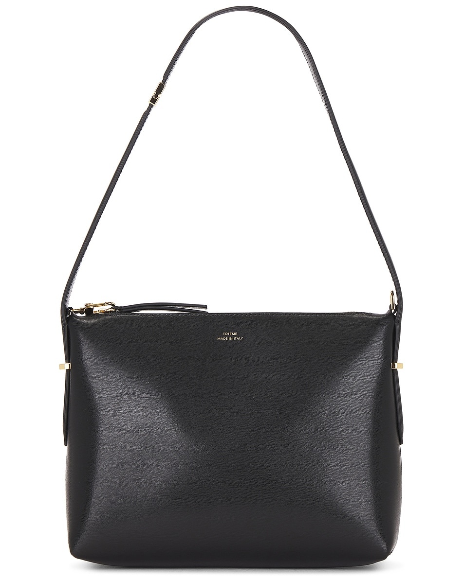Leather Scoop Wristlet Bag - 5