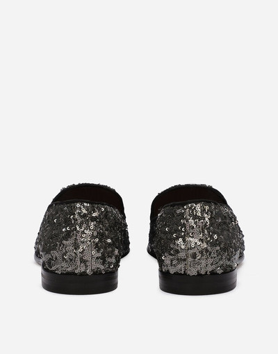 Dolce & Gabbana Sequined slippers outlook