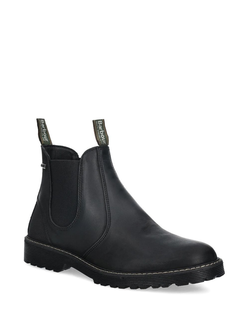 Barbour Patton leather chelsea boots outlook