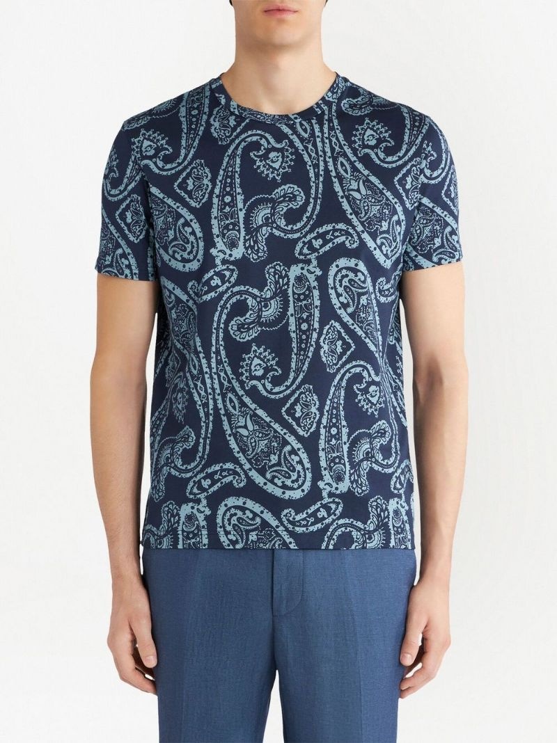 paisley-print cotton T-shirt - 2