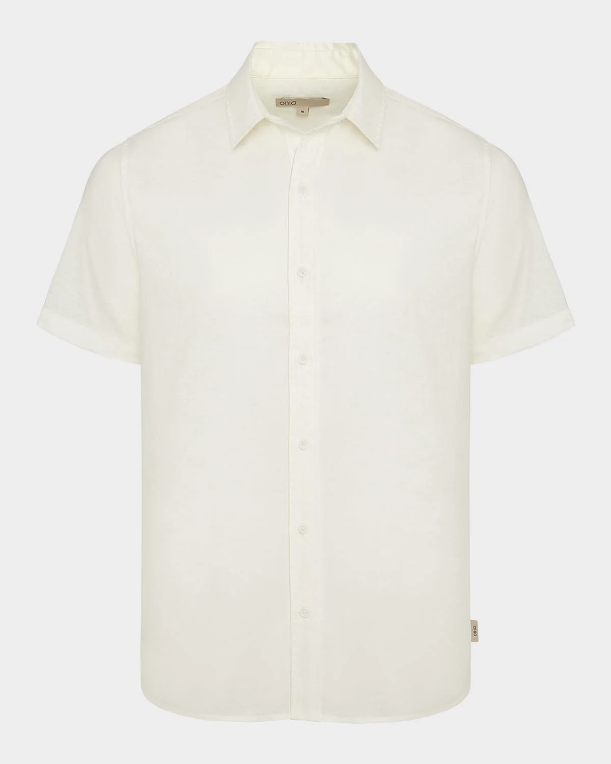 Men's Stretch Linen Short-Sleeve Shirt - 1