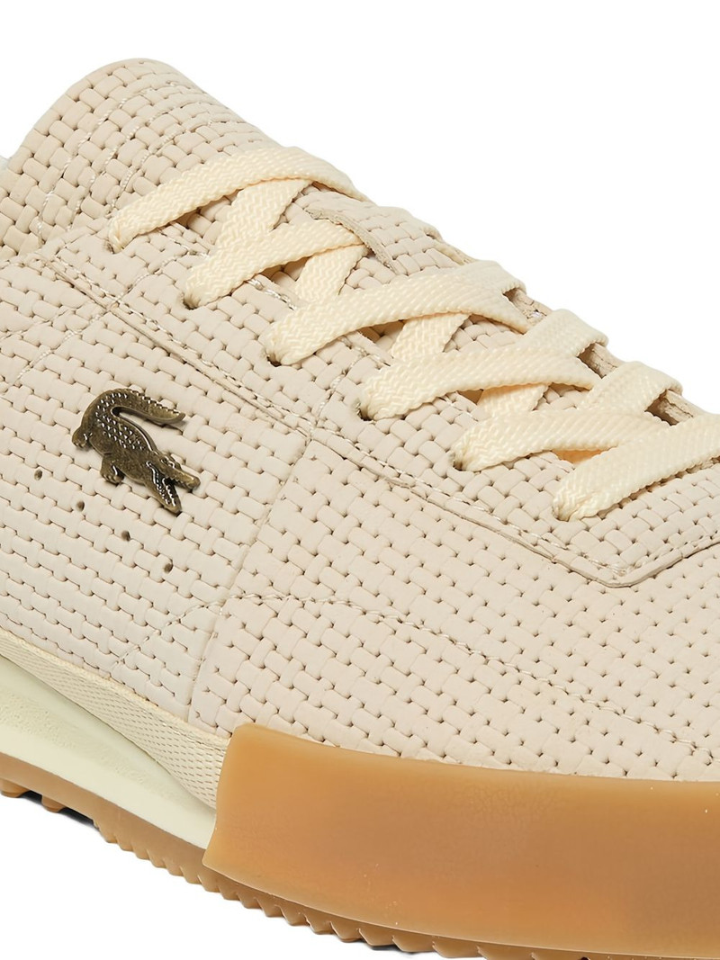 Aura perforated-leather sneakers 5