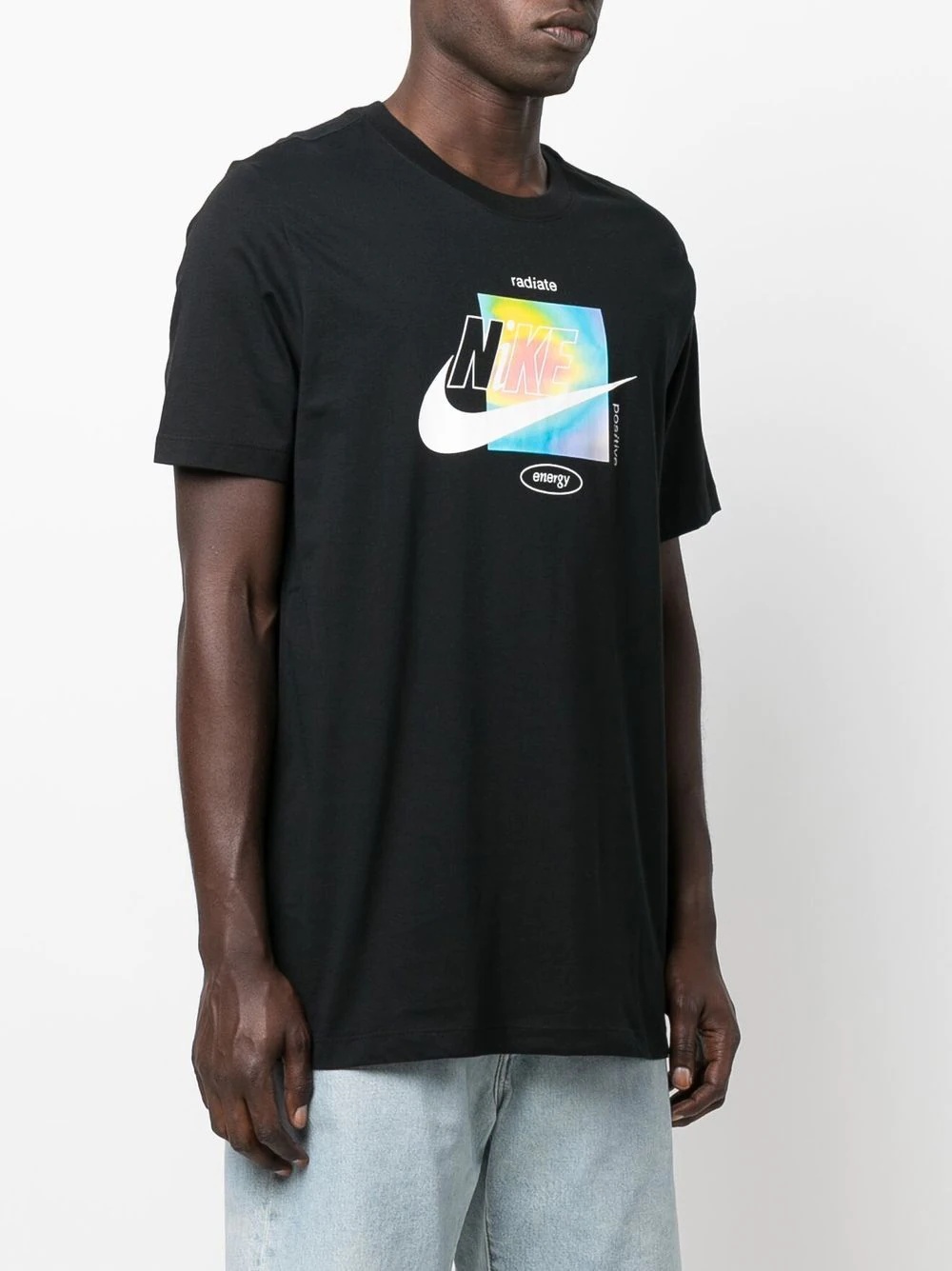 swoosh-logo detail T-shirt - 3