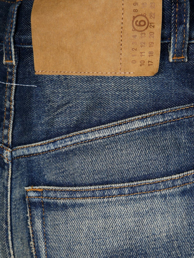 logo-patch panelled jeans 3