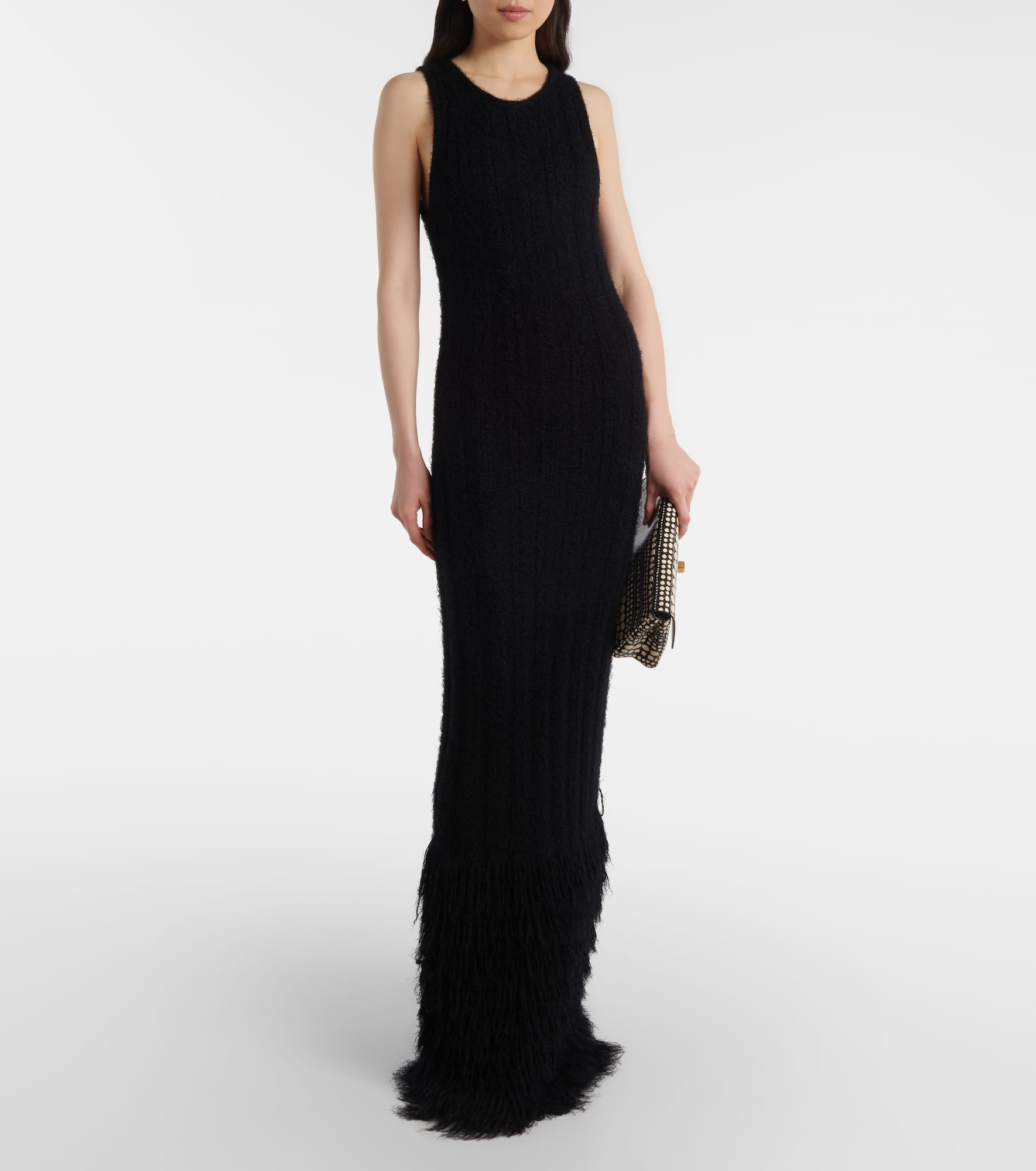 Fiore silk and cashmere maxi dress - 2