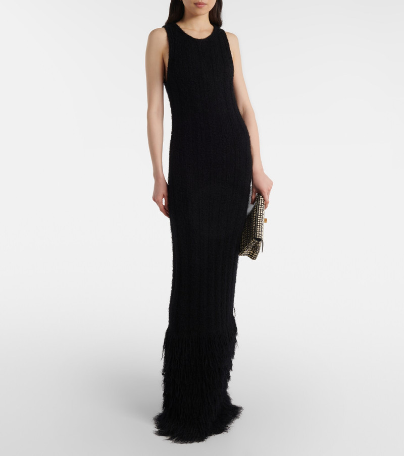 KHAITE Fiore silk and cashmere maxi dress outlook
