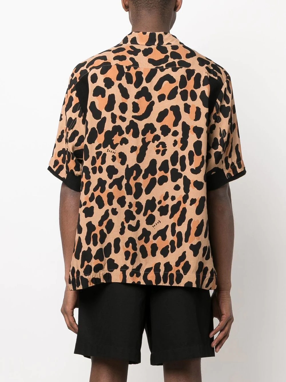 leopard-print short-sleeve shirt - 4