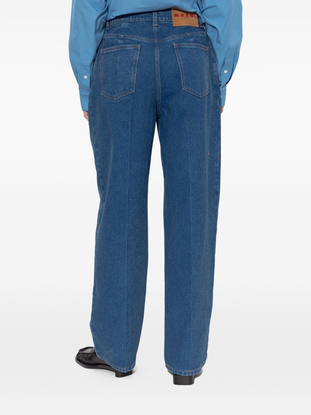 logo-patch jeans - 4