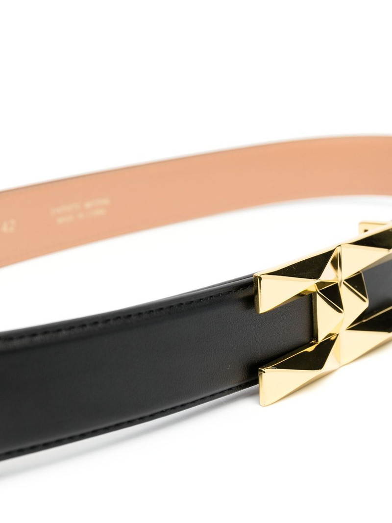 ELISABETTA FRANCHI logo-buckle fastening belt outlook