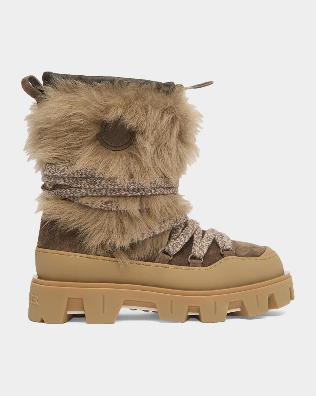 Peak Apres Shearling and Suede Boots - 1