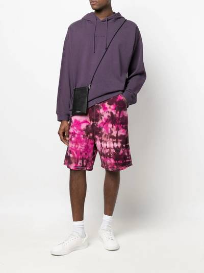 AMI Paris tie dye-print bermuda shorts outlook