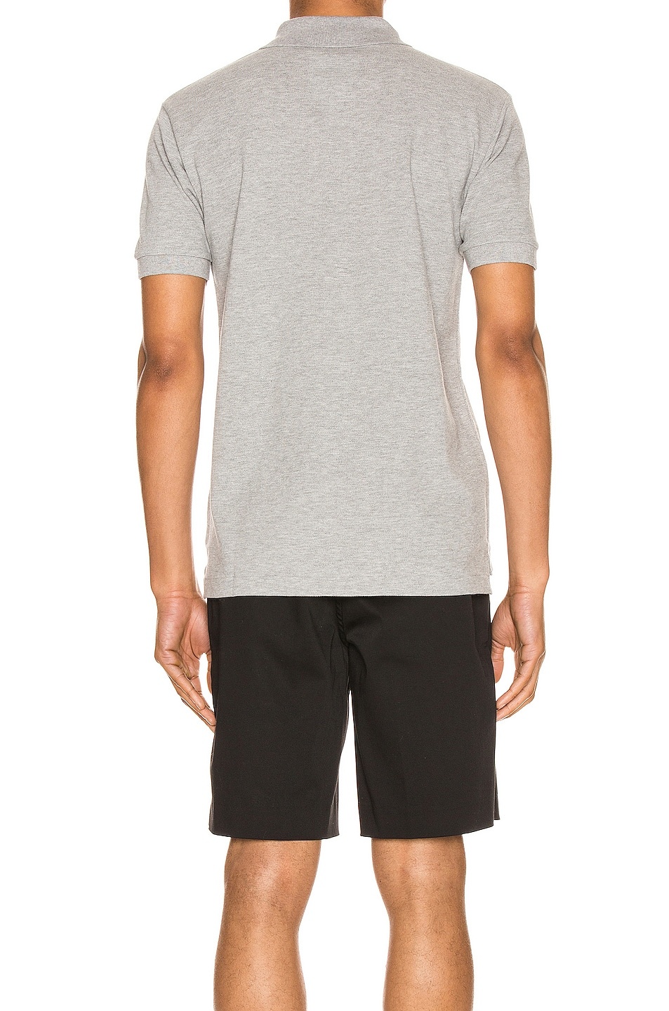 Cotton Polo with Black Emblem - 3
