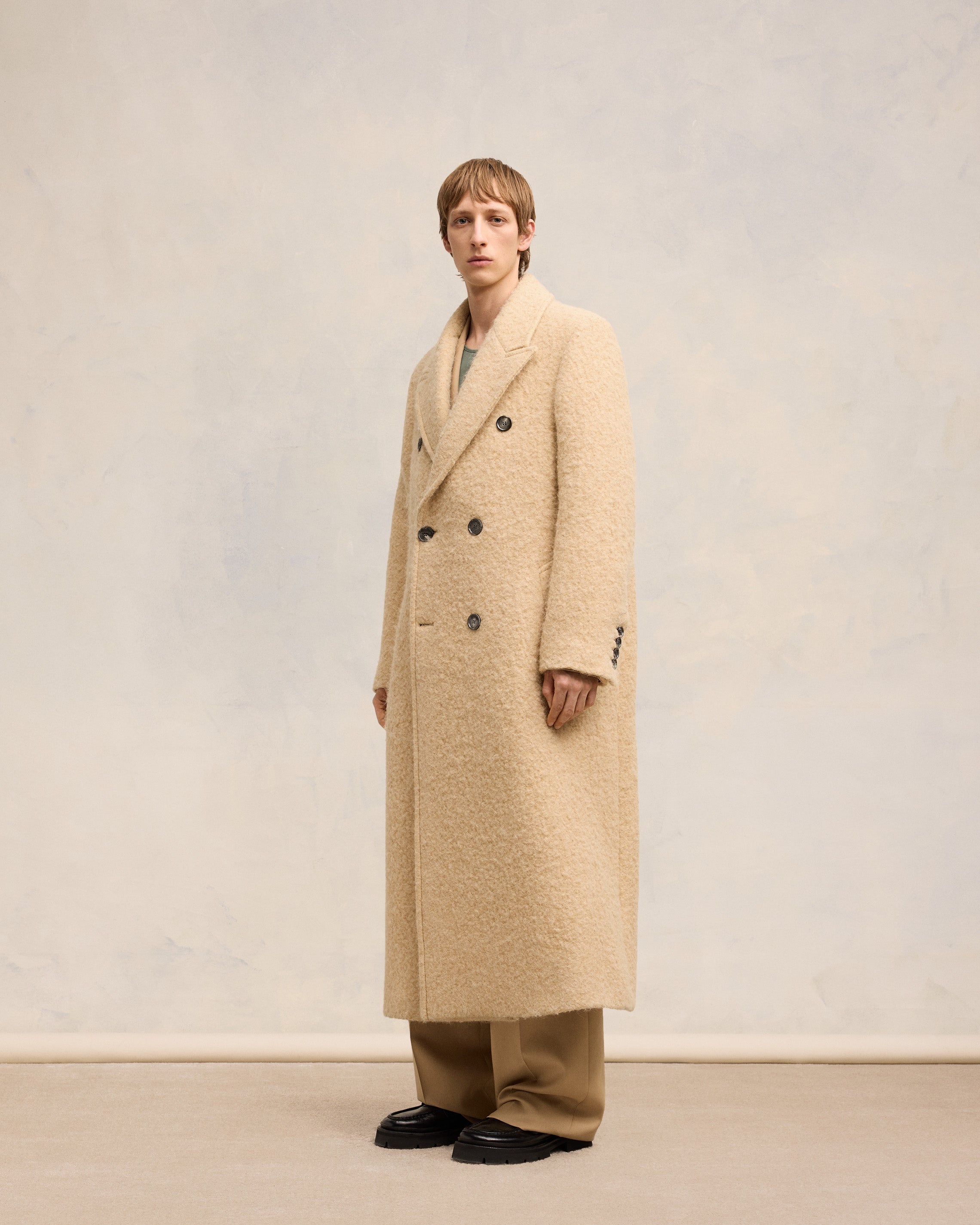 DOUBLE BREASTED COAT - 6