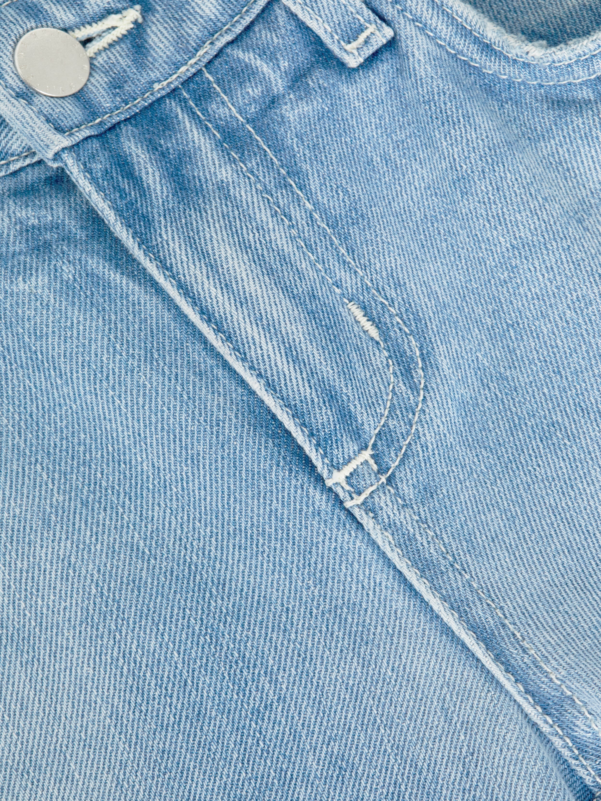 Teya Low-Rise Denim Short - 6