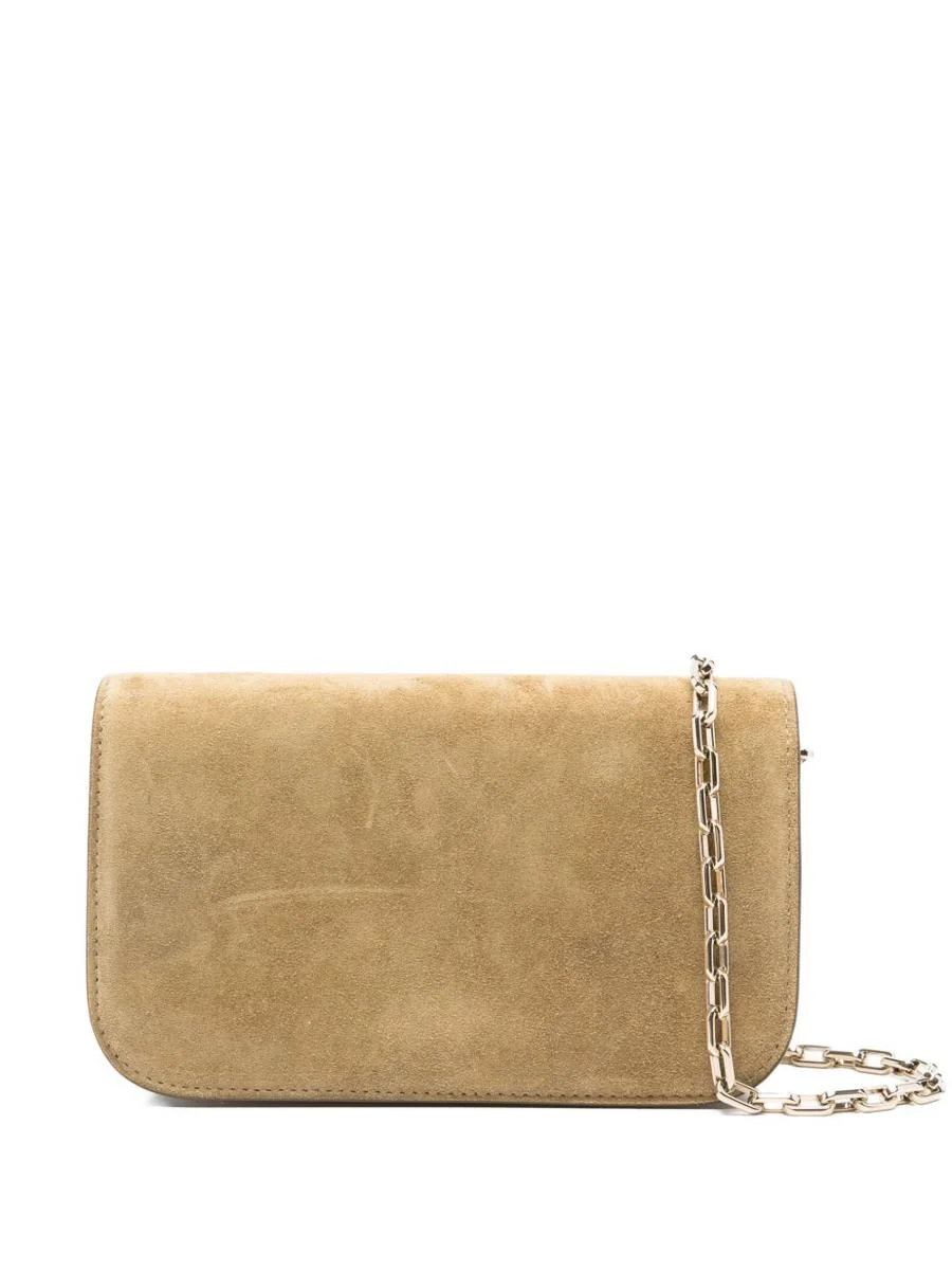 Christian Louboutin Paloma Suede Leather Clutch - 1