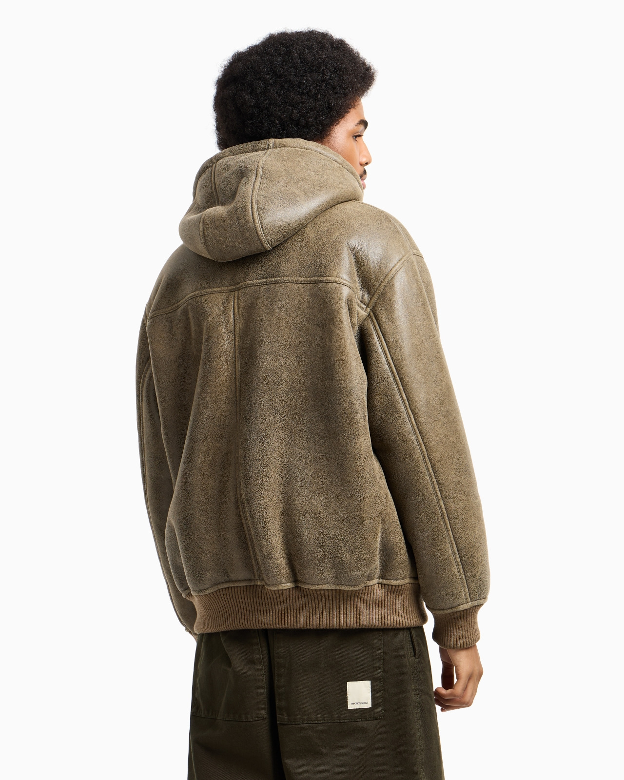 NEW YORK CAPSULE COLLECTION LAMB SHEARLING OVERSIZED-FIT BLOUSON - 3