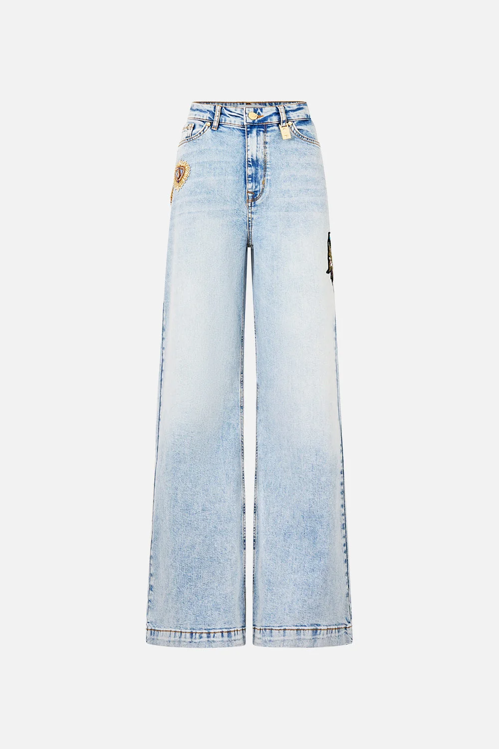 JENNA HIGH WAISTED FLARE DENIM - 1