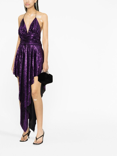 ALEXANDRE VAUTHIER sequin-embellished asymmetric dress outlook