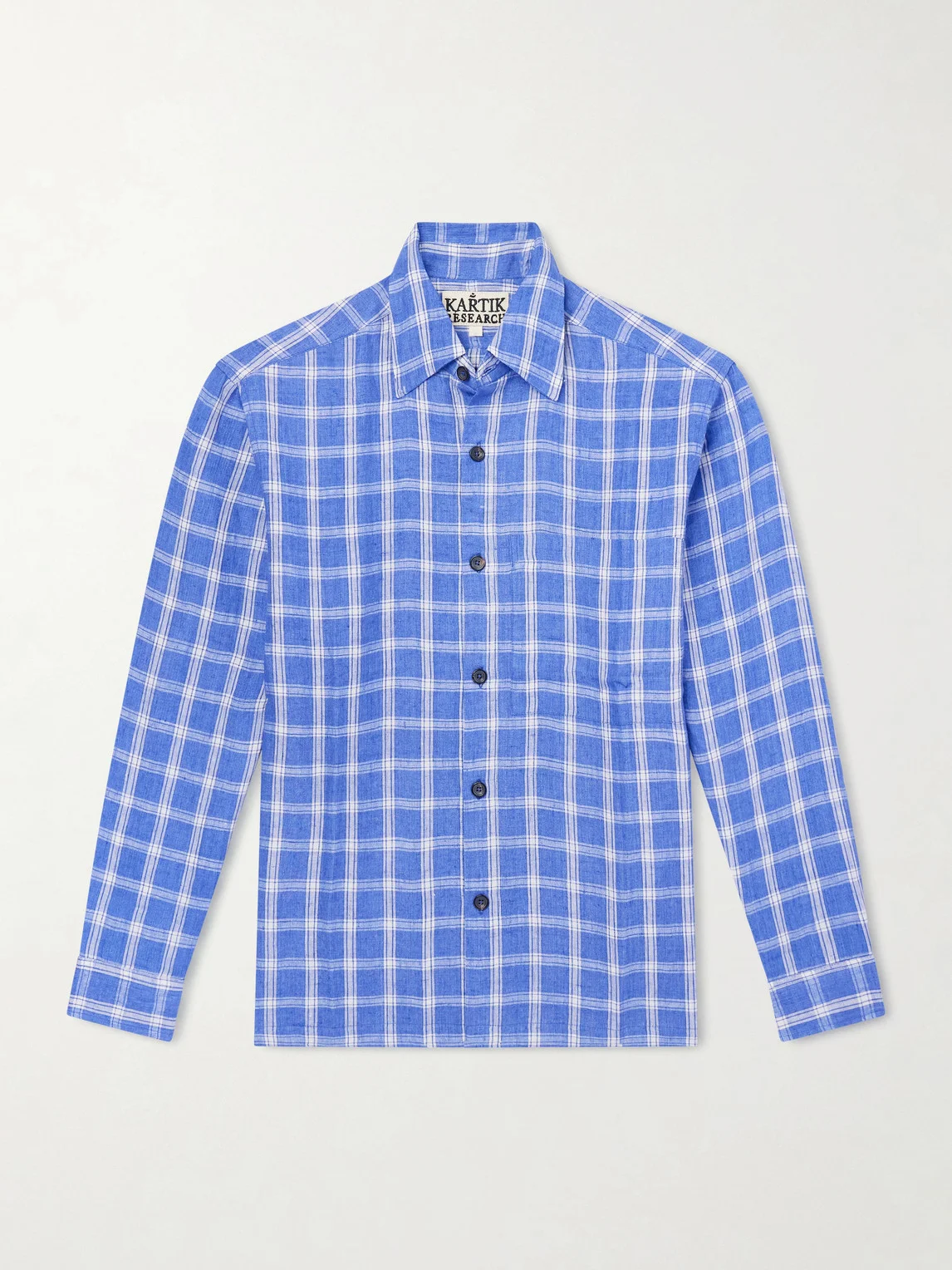 Pataudi Checked Linen Shirt - 1