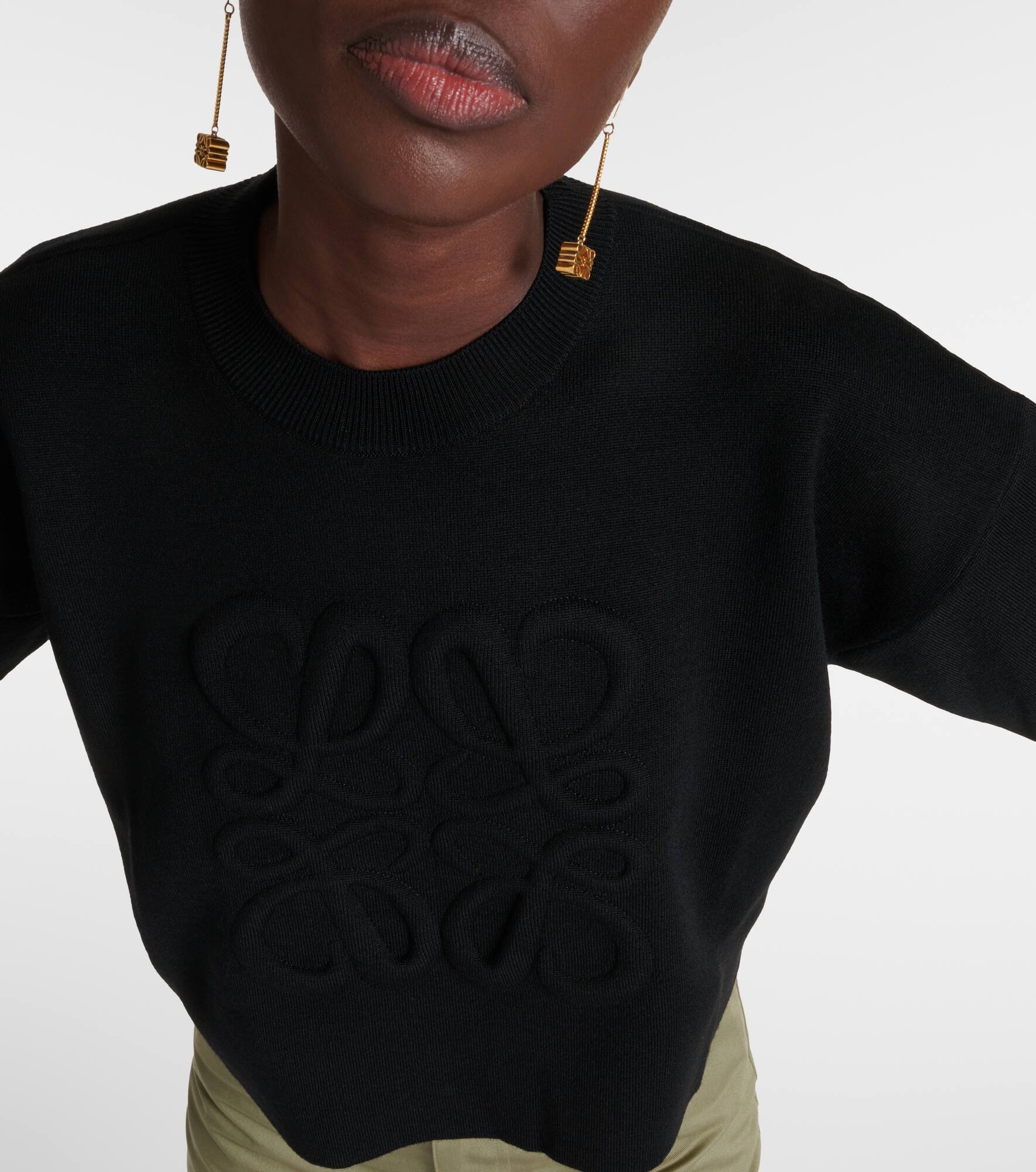 Anagram wool-blend sweater - 4
