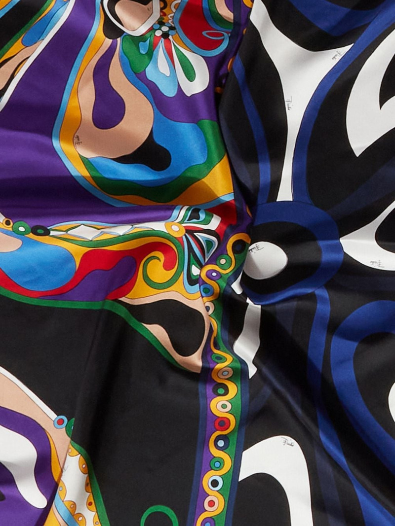 PUCCI large Marmo and Orchidee-print scarf outlook