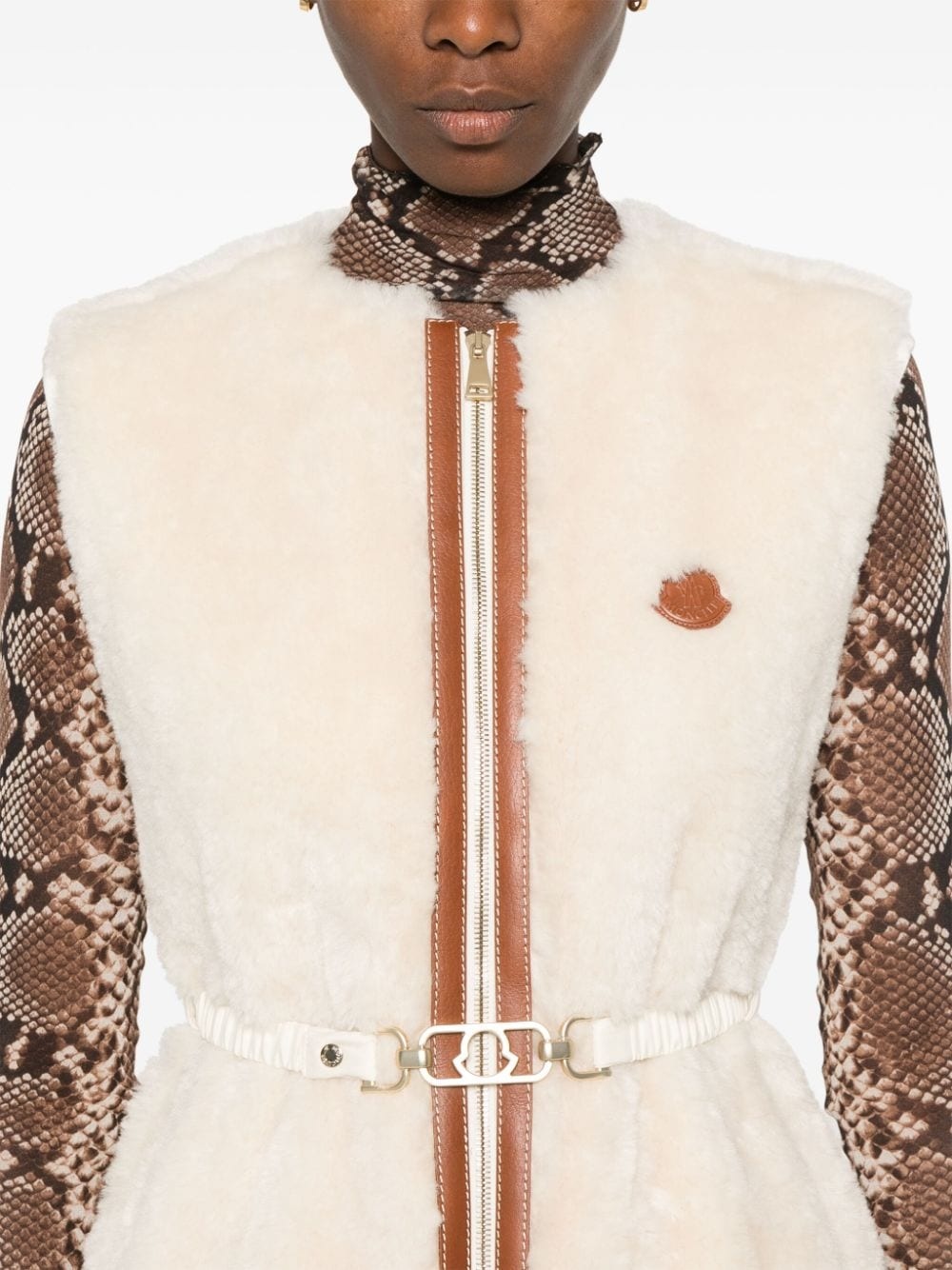 Sorbier faux-fur midi coat - 5