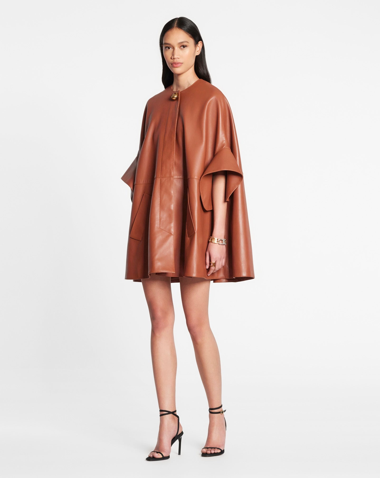 LEATHER CAPE - 2