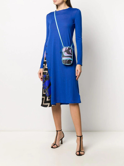 EMILIO PUCCI x Koché Lupa print panel knit dress outlook