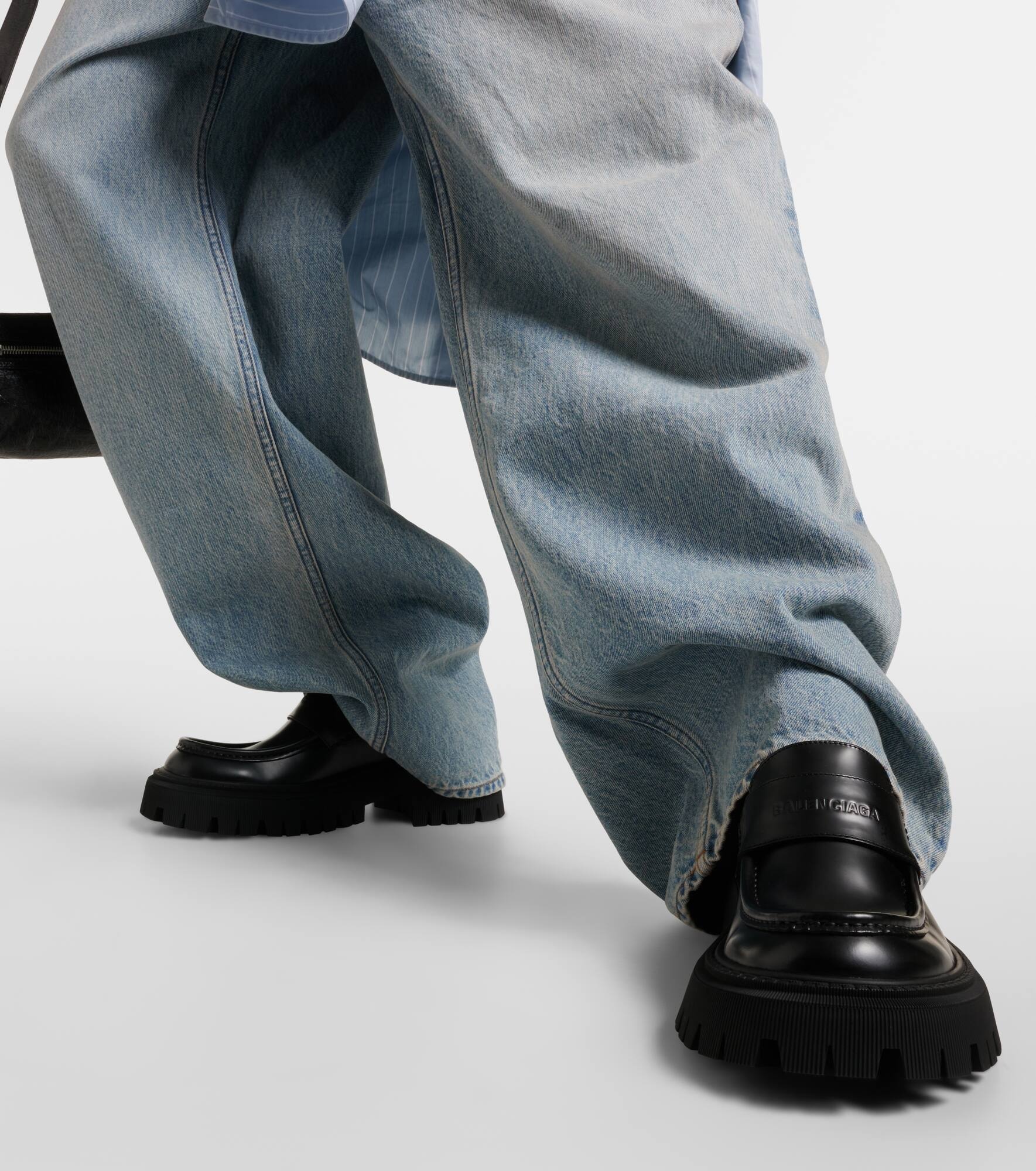 Tractor leather loafers - 4