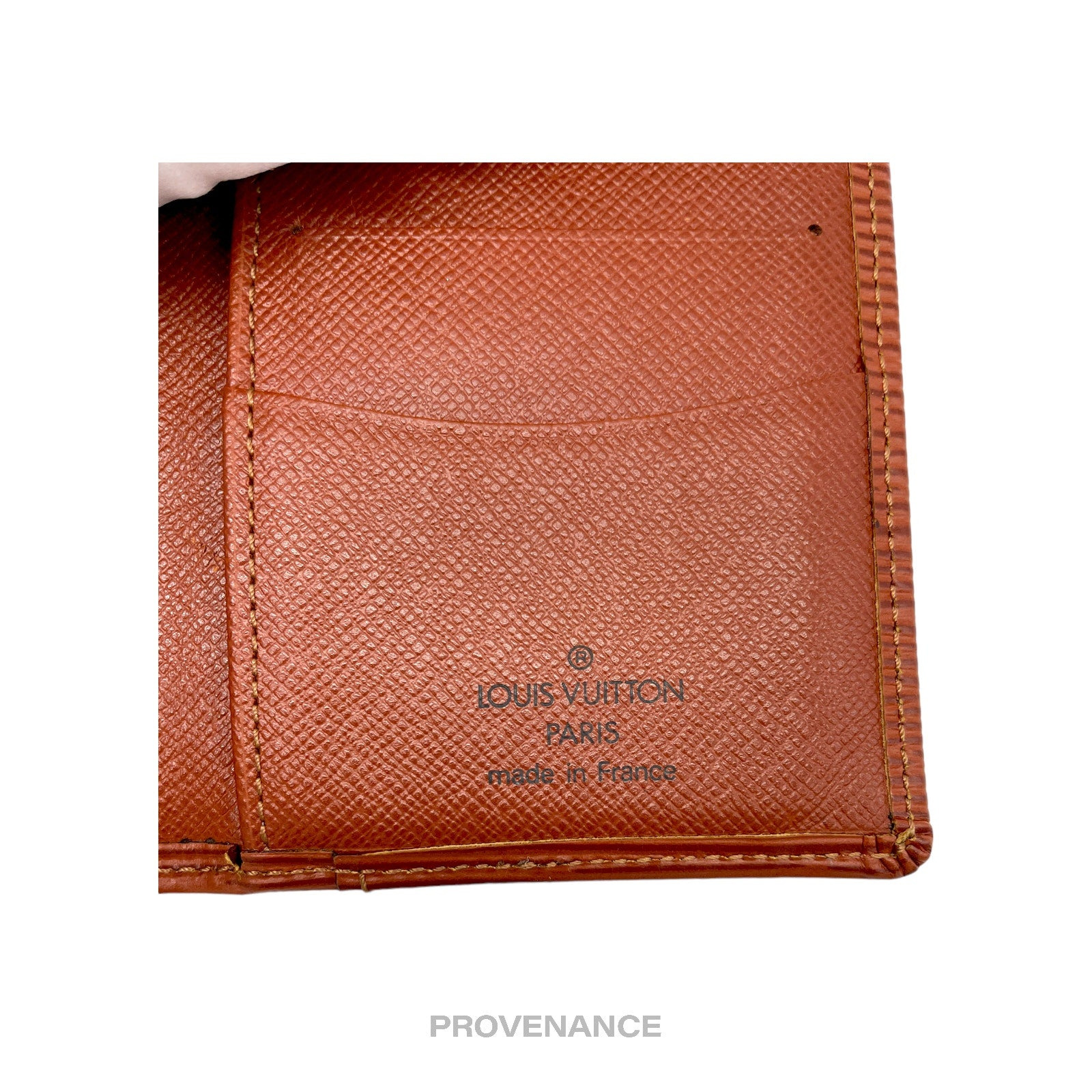 Louis Vuitton Pocket Organizer Wallet - Fawn Epi Leather - 8