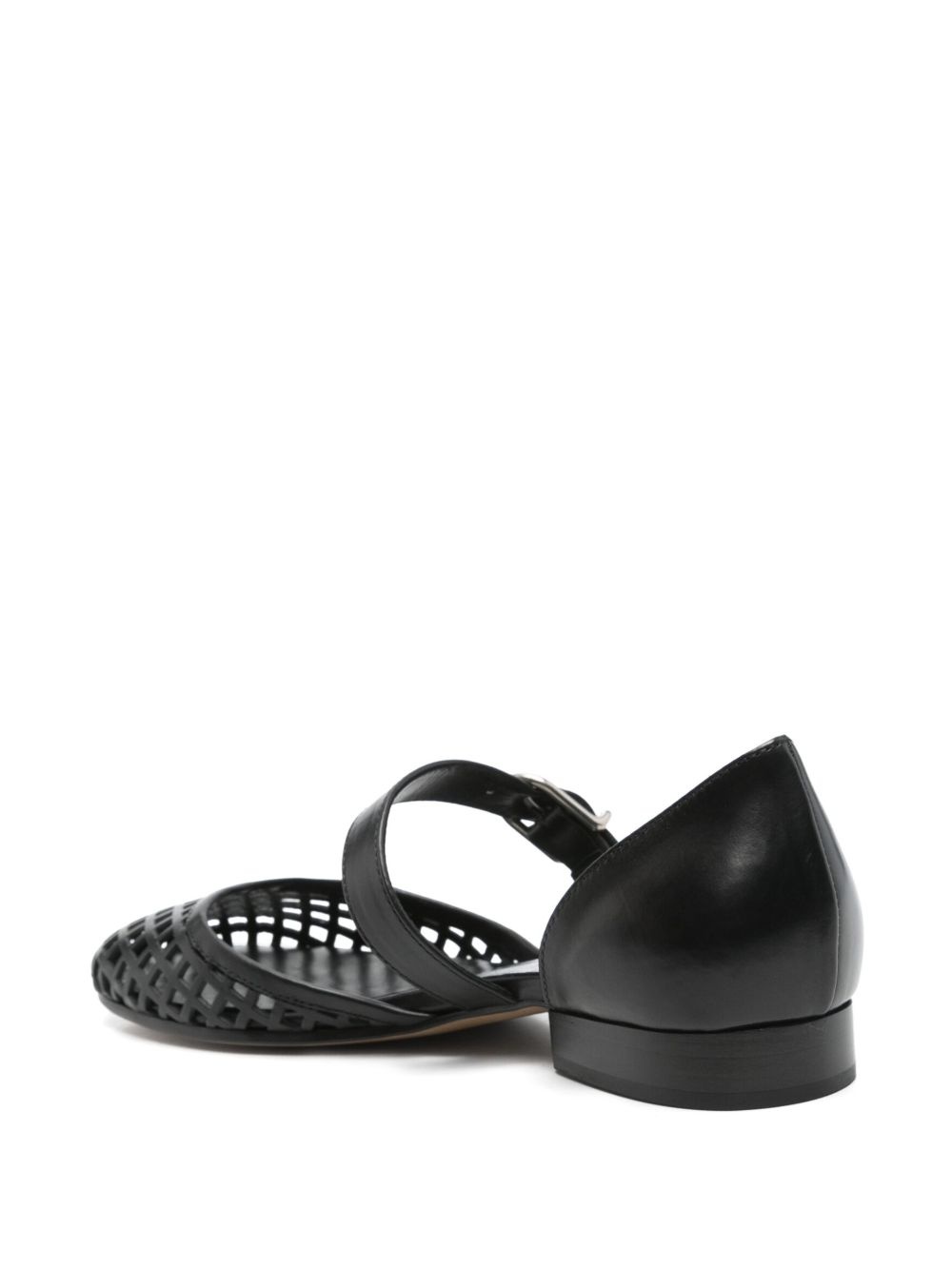 cut out-detail ballet flats - 3