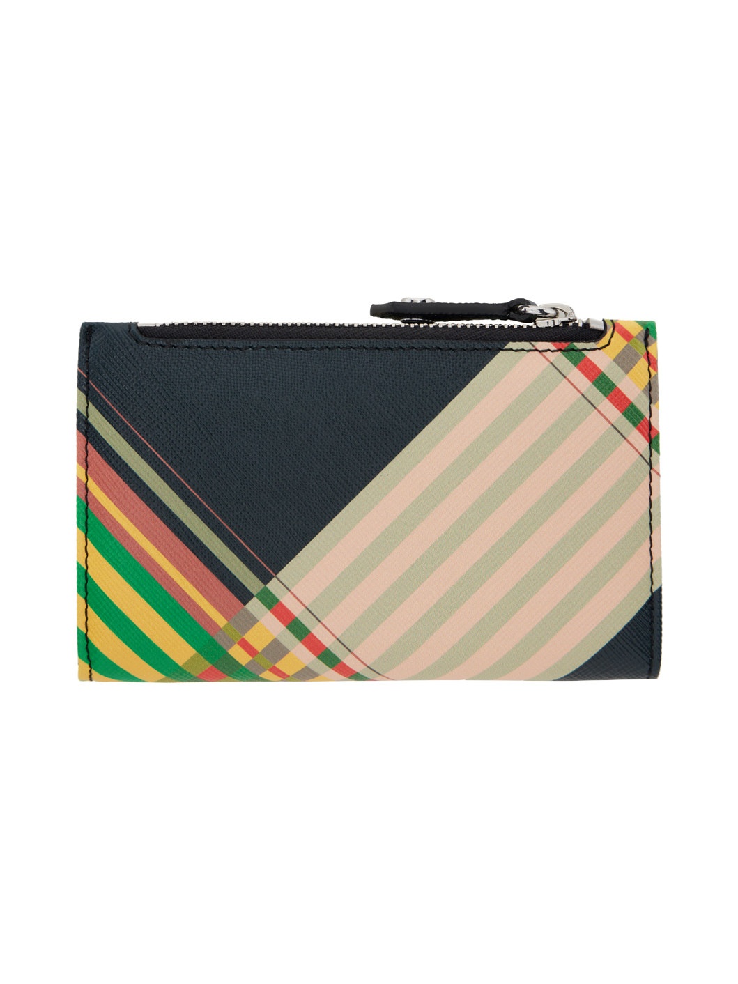 Multicolor Saff Print Slim Flap Card Holder - 2