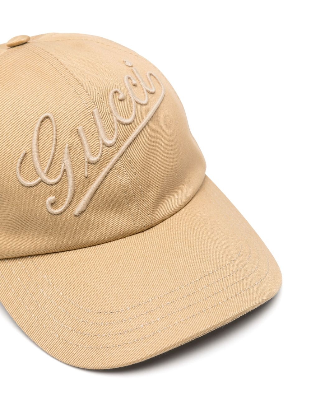 logo-embroidered cotton baseball cap - 2