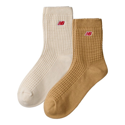 New Balance Waffle Knit Ankle Socks 2 Pack outlook