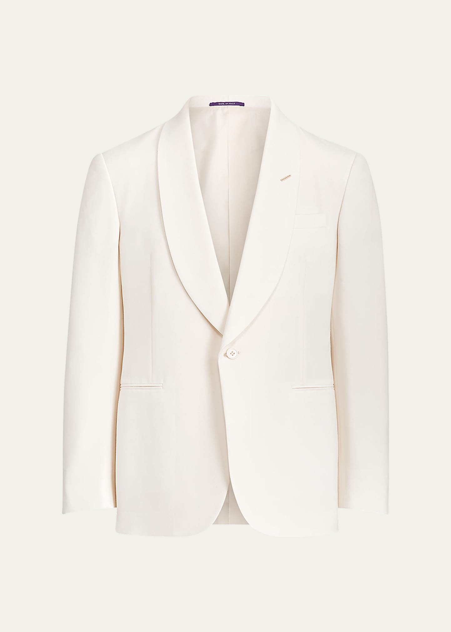 Men's Wool-Silk Shawl Dinner Jacket - 1