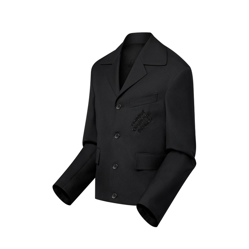 Louis Vuitton Double-Breasted Cashmere And Wool Blend Tailored Coat outlook