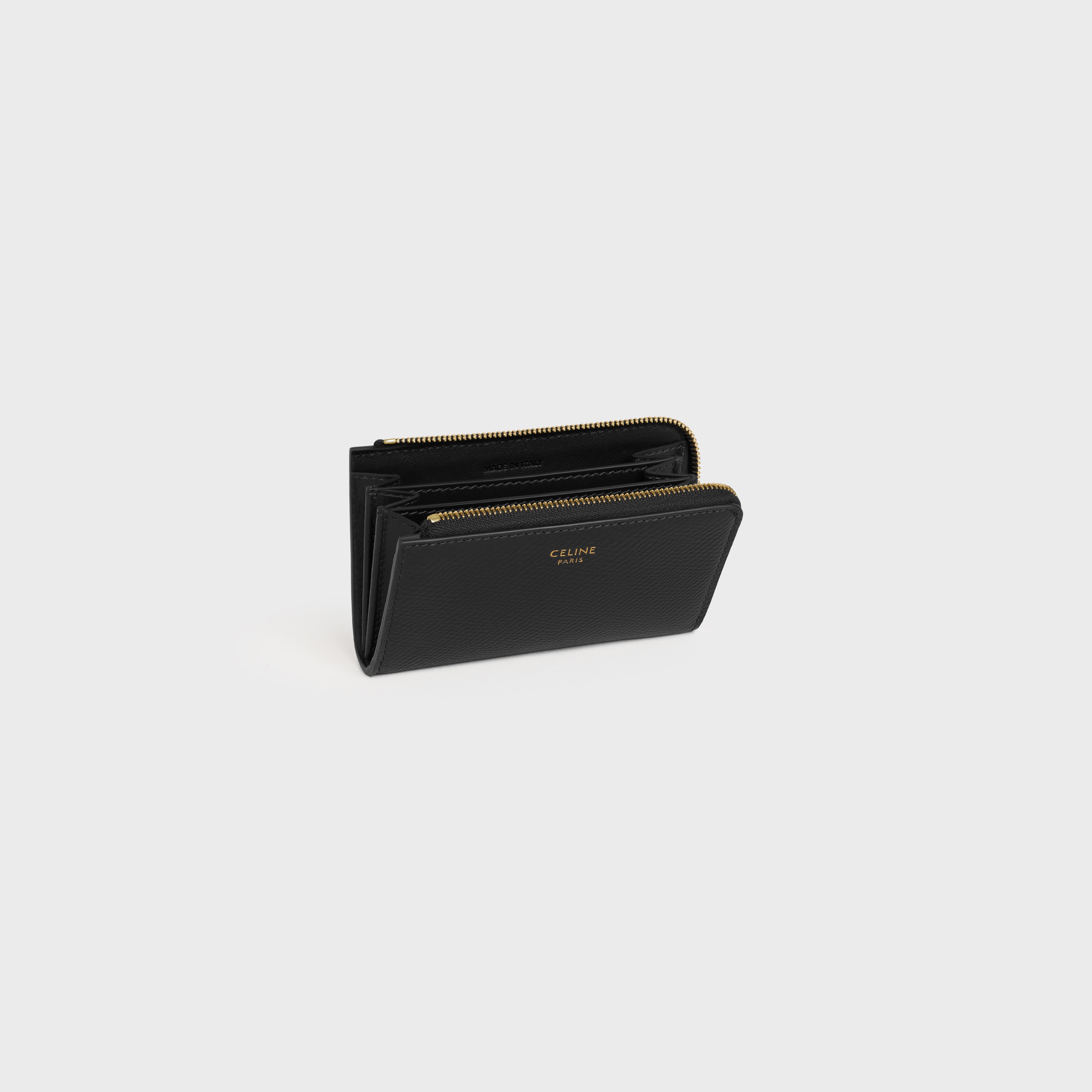 ZIPPED COIN PURSE IN GRAINED CALFSKIN - 7