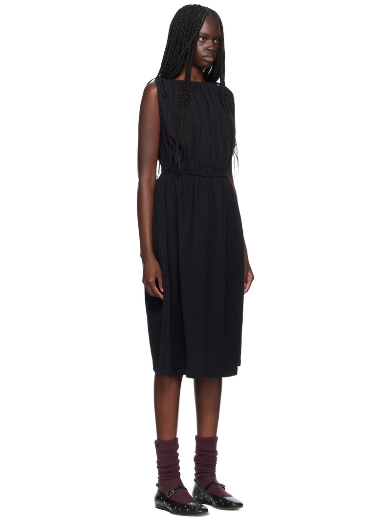 BASERANGE Black Diph Midi Dress outlook