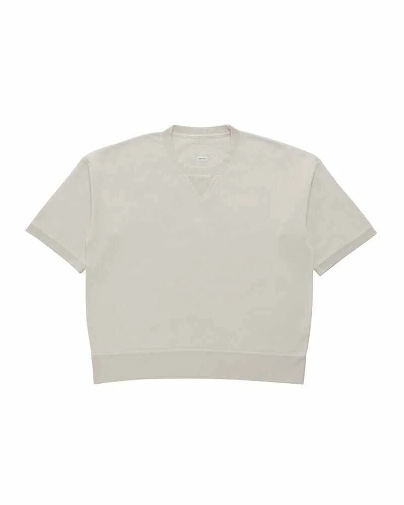 JUMBO SB SWEAT S/S DMGD (U.D.) OFF WHITE - 1