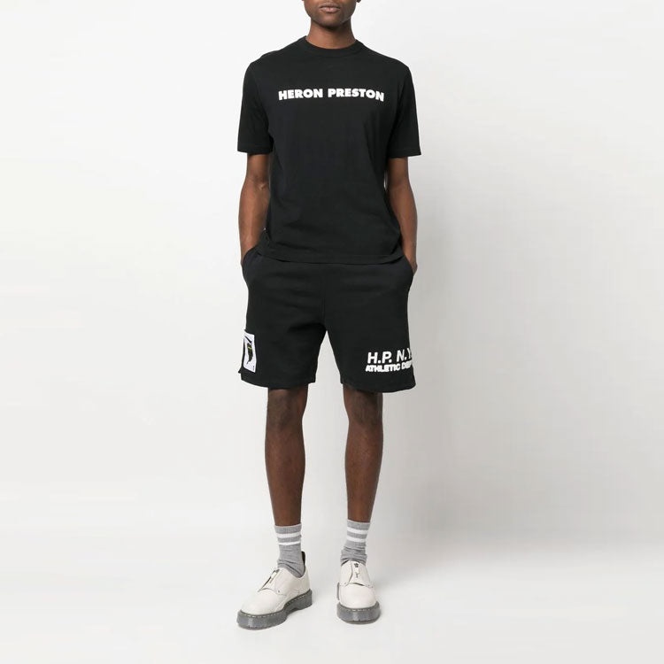 HERON PRESTON SS23 This Is Not T-Shirt 'Black' HMAA032S23JER0091001 - 3