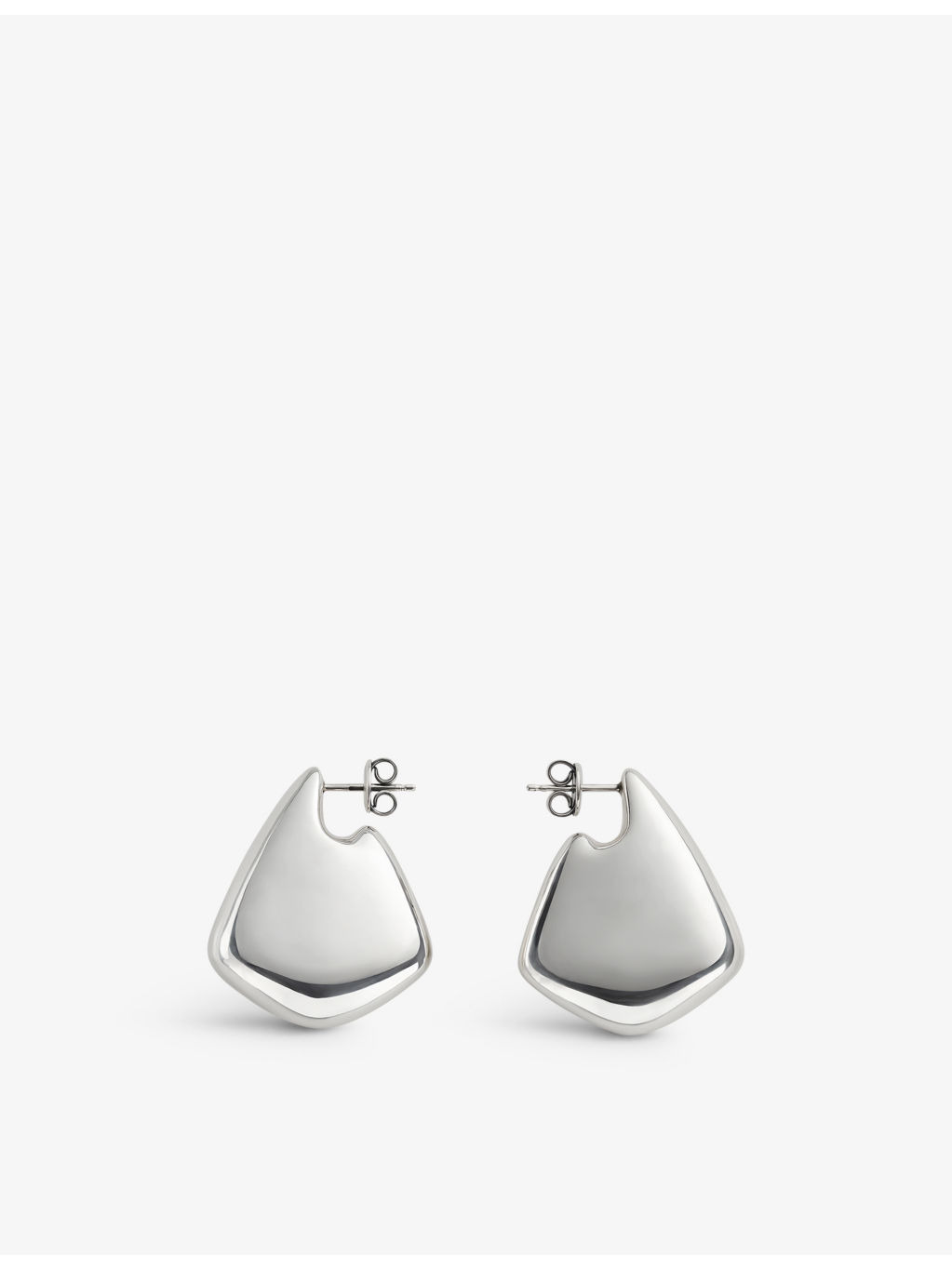 Fin sterling-silver drop earrings - 1
