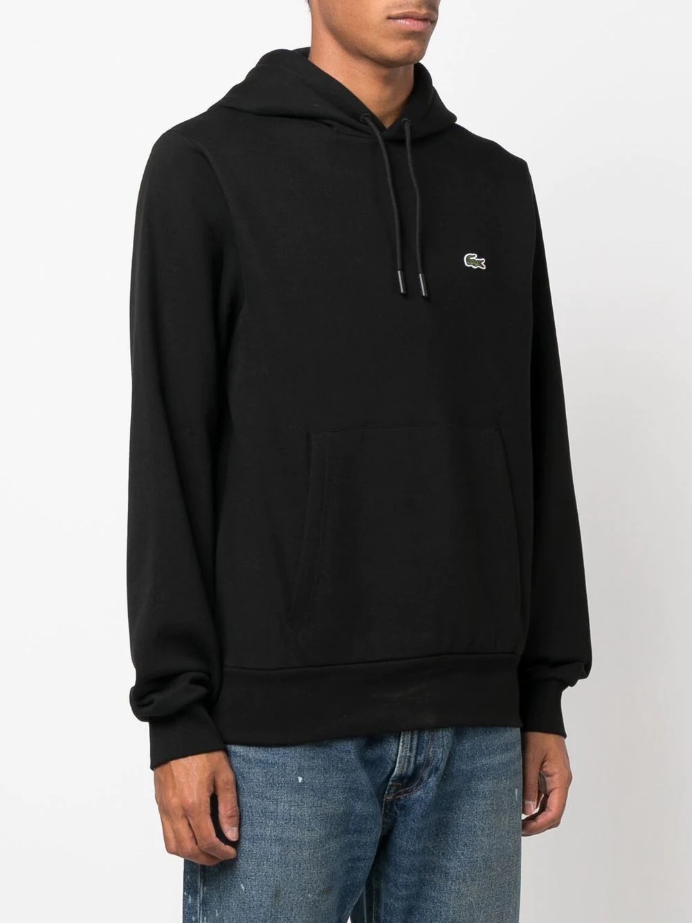 appliqué-logo long-sleeve hoodie - 3