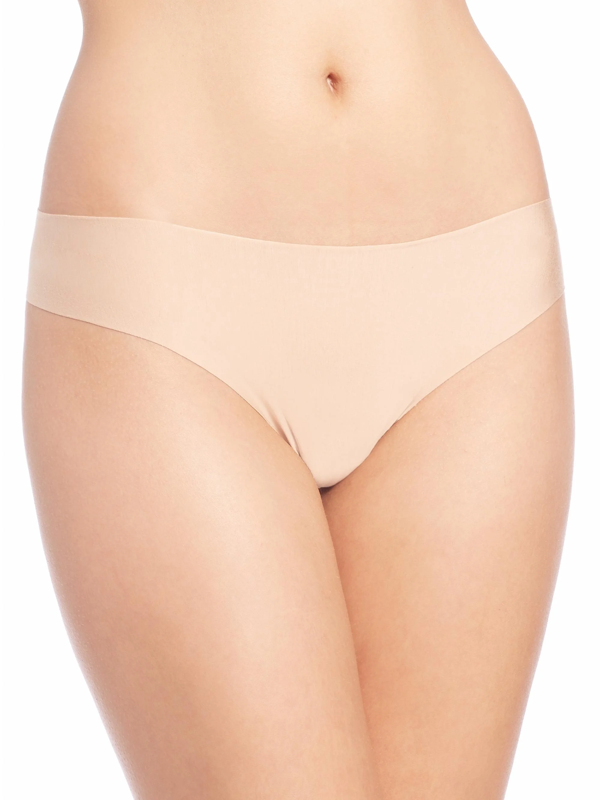 Women's Butter Mid-Rise Thong - True Nude - 1